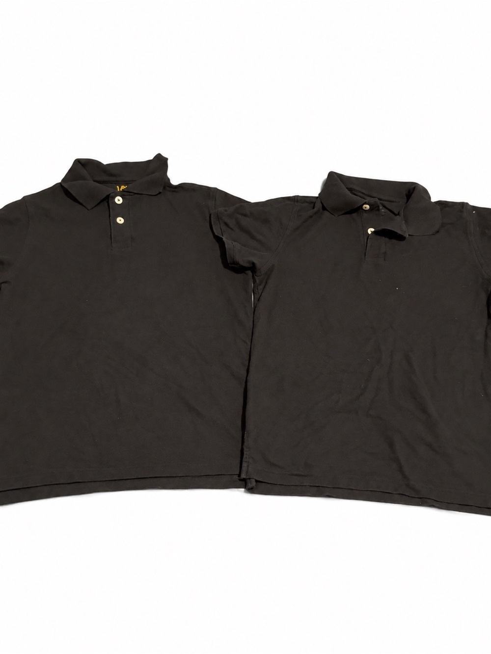Black Kids Polo Shirt - Classic Short Sleeve